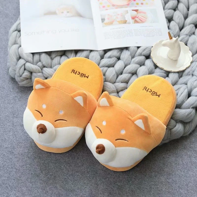 Cute Cartoon Puppy Cozy Indoor Slippers - Image 3