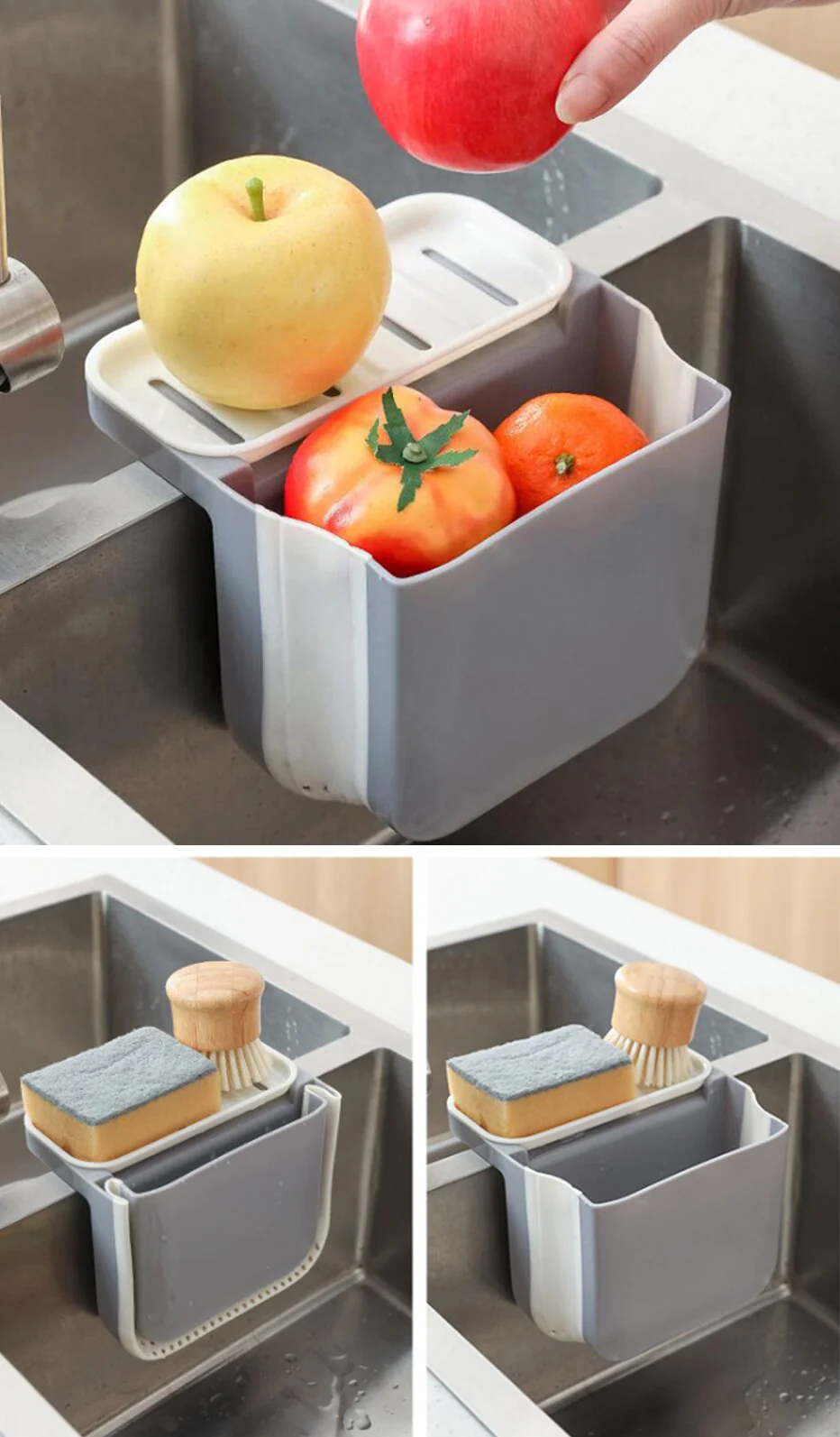 Foldable Sink Drain Basket - Image 2