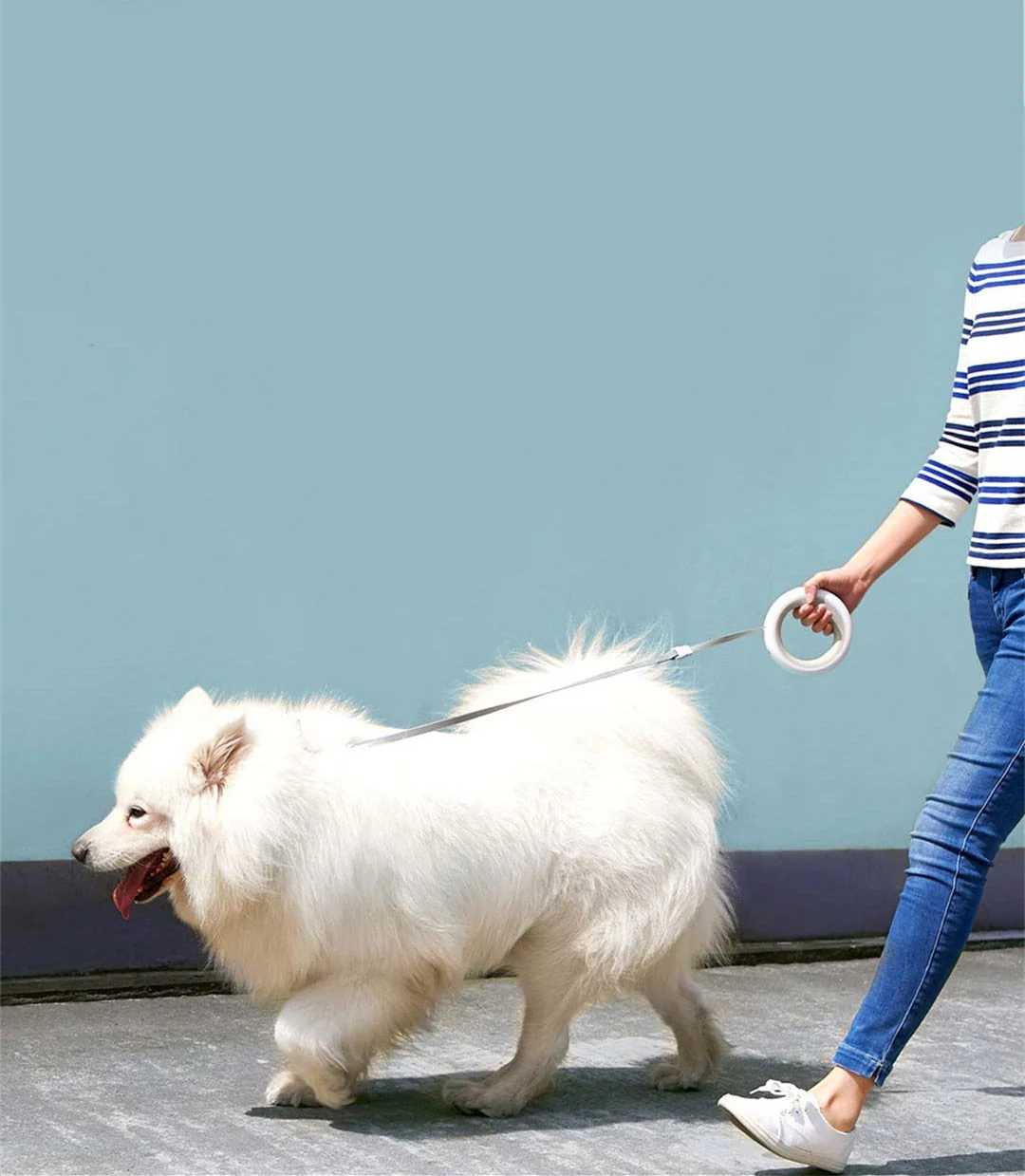 UFO Retractable Rechargeable LED Pet Leash - Image 2