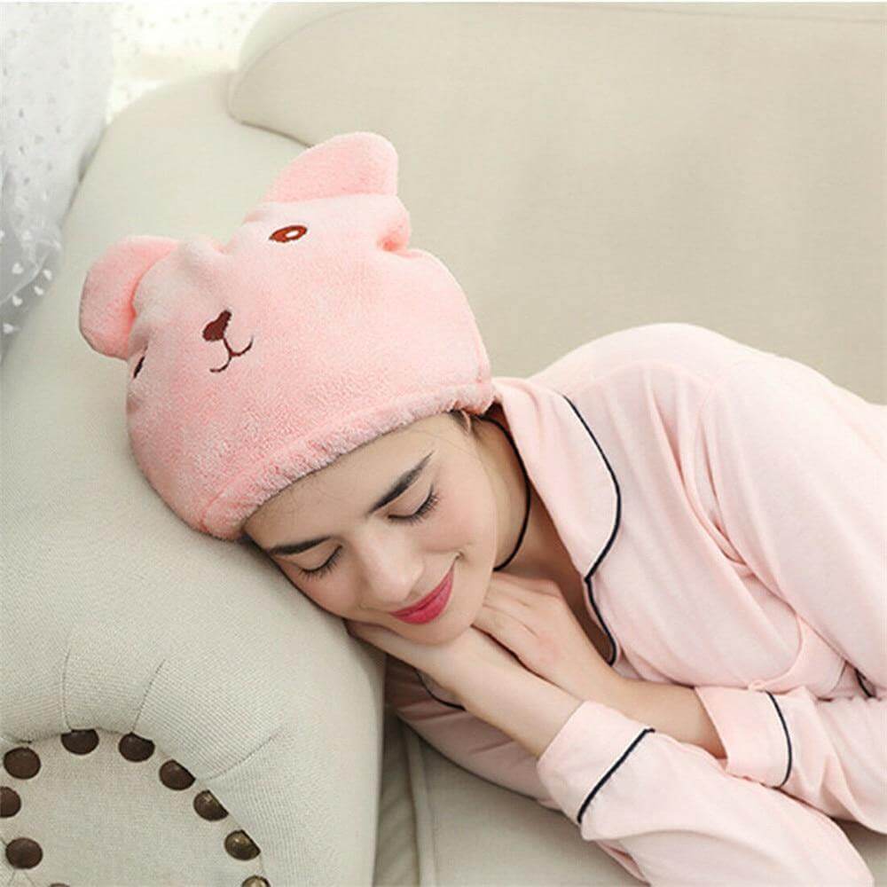 Microfiber Breathable Quick Dry Hair Hat - Image 3