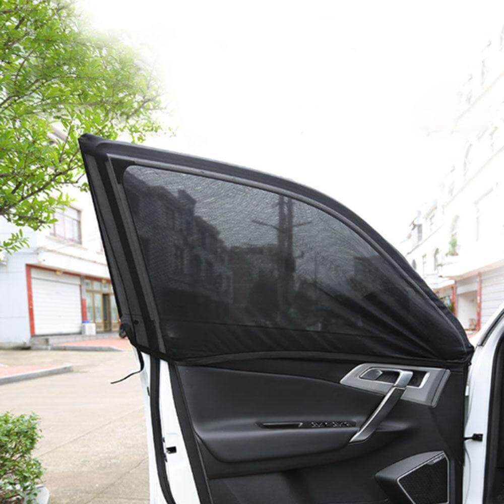 2pcs Summer Car Window Sunshade Net - Image 2