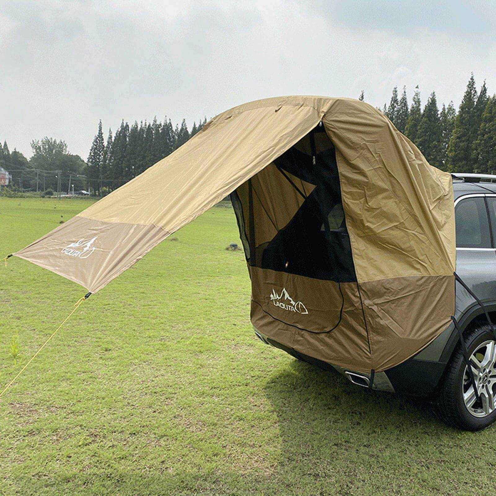 Camping Waterproof Car Sunshade Trunk Tent - Image 2