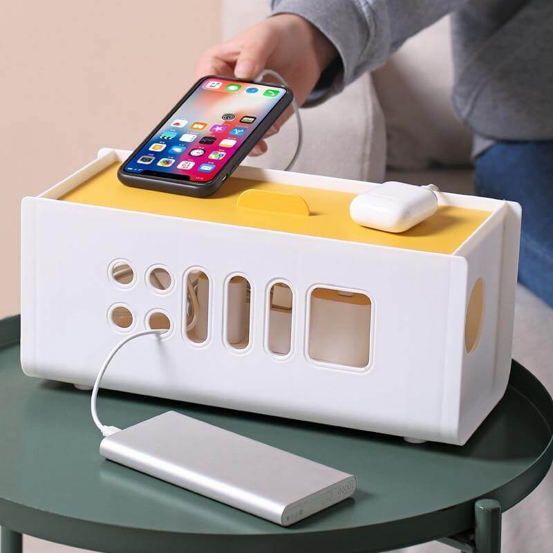 Colorful Easy Wire Storage Socket Organizer - Image 2