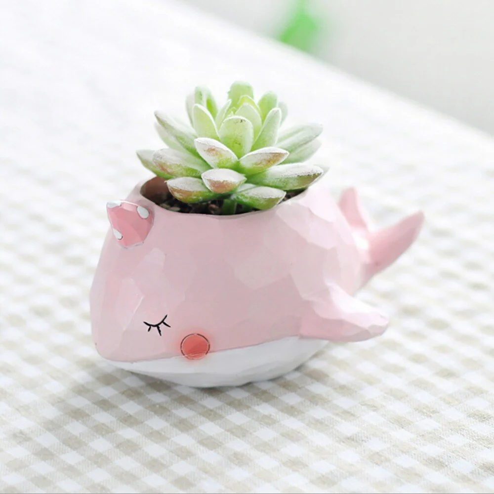 Whale Decorative Flower Vase - Image 2