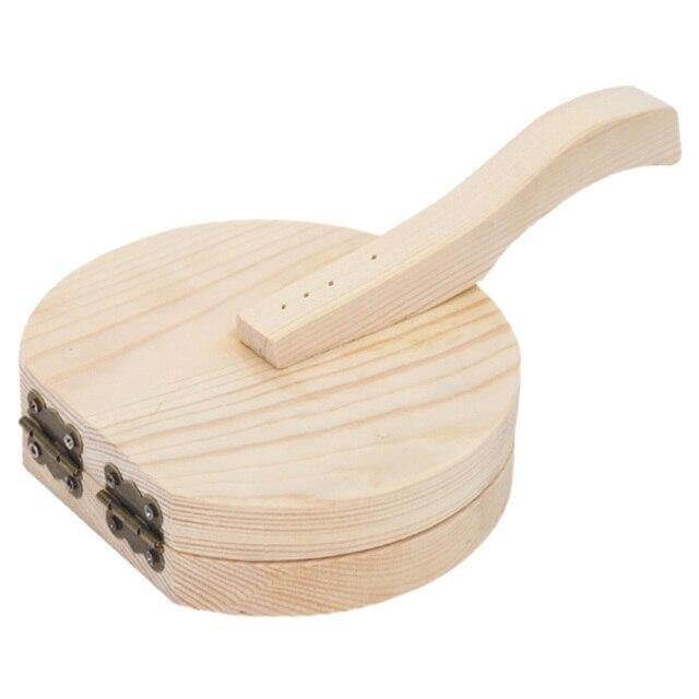 Wooden Mini Dough Pressing Tool Presser - Image 2