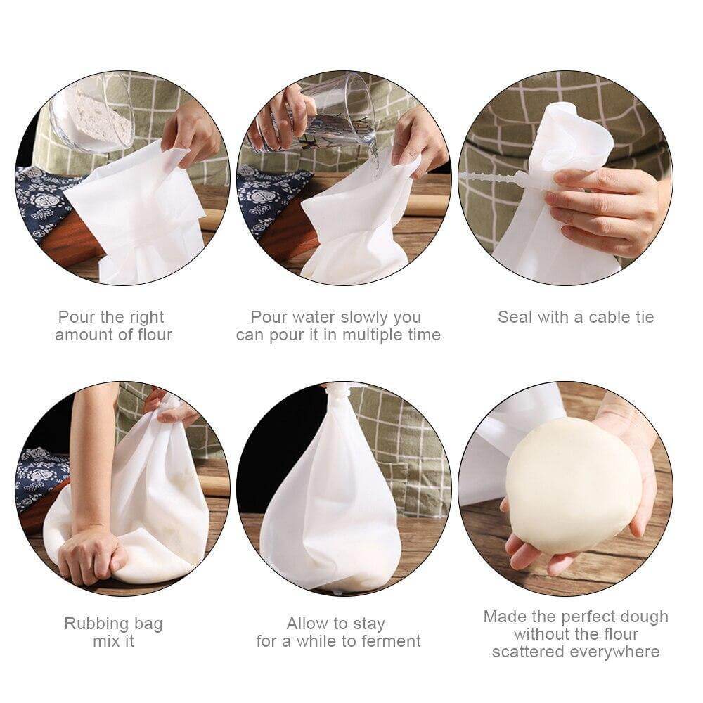 Silicone Dough Flour Mixer Bag - Image 3