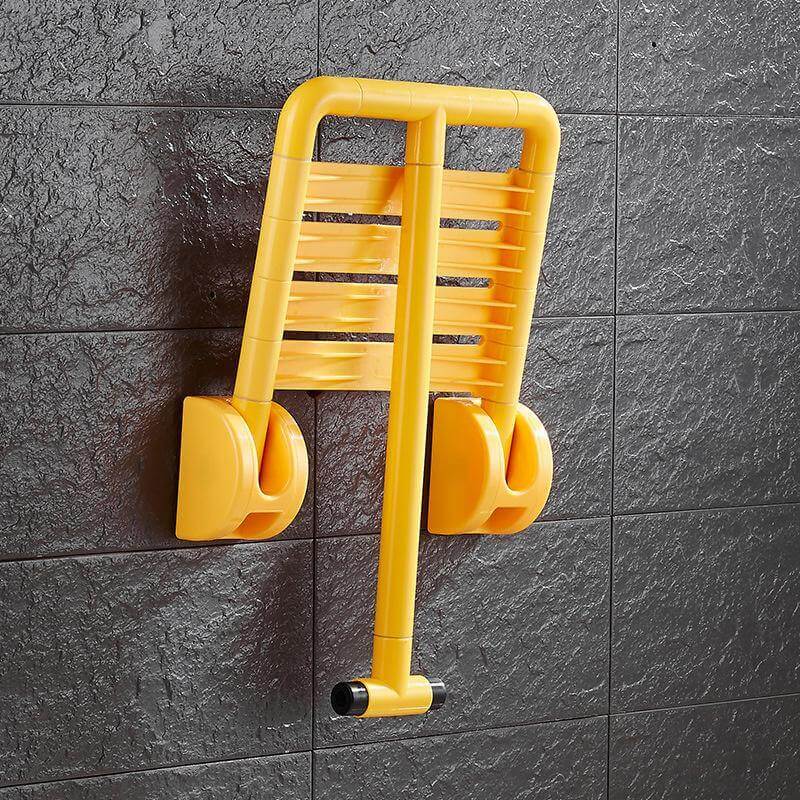Stainless Steel Wall Mounted Folding Stool - Image 2