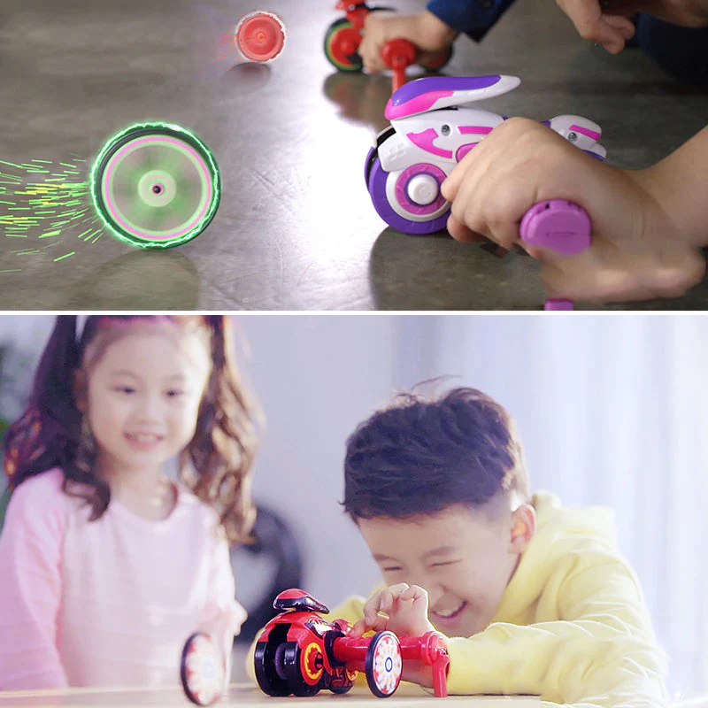 Magic Spinning Motorcycle Launch Toy - Image 1