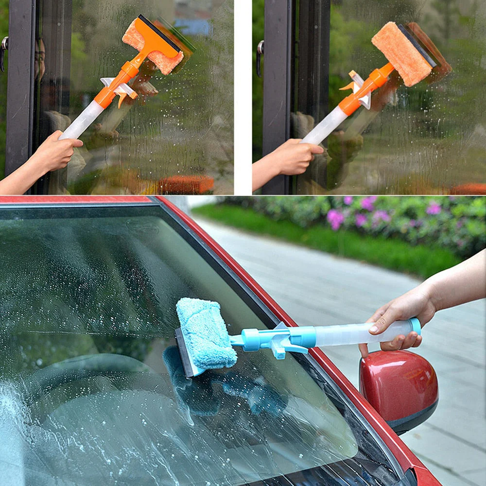 3in1 Window Spray Jet Scraper Cleaner - Image 1