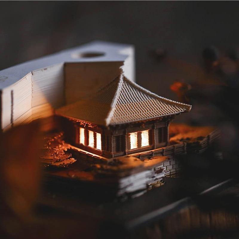 Creative 3D Ancient Architectural Creative Paper - Image 1