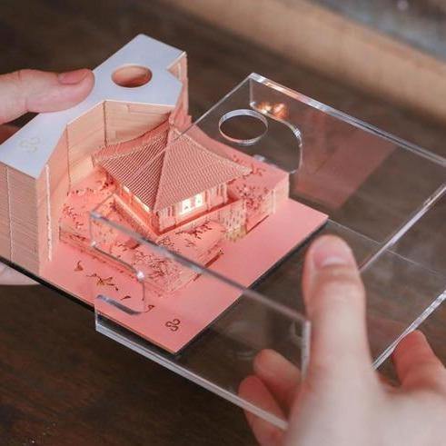Creative 3D Ancient Architectural Creative Paper - Image 2