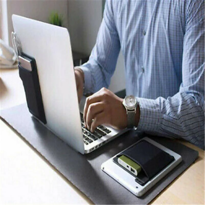 Adhesive Laptop Back Screen Storage Pocket - Image 3