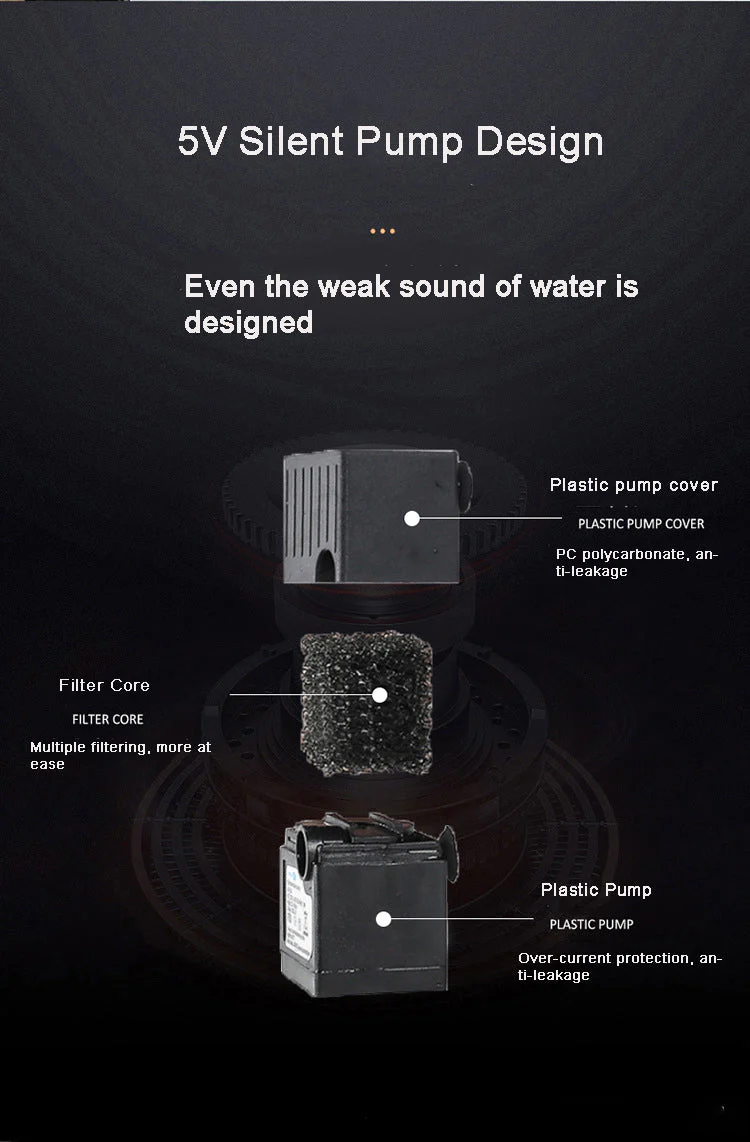 Automatic Ceramic Smart Pet Water Fountain - Image 3