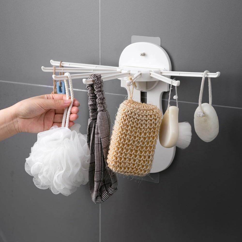 No-Drill Foldable Wall-Mounted Kitchen Storage Rack - Image 2