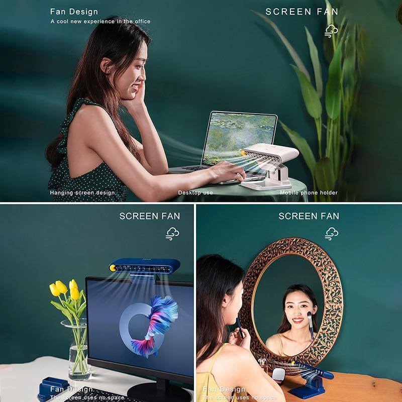 Portable Mini Rechargeable Cooler Fan - Image 2