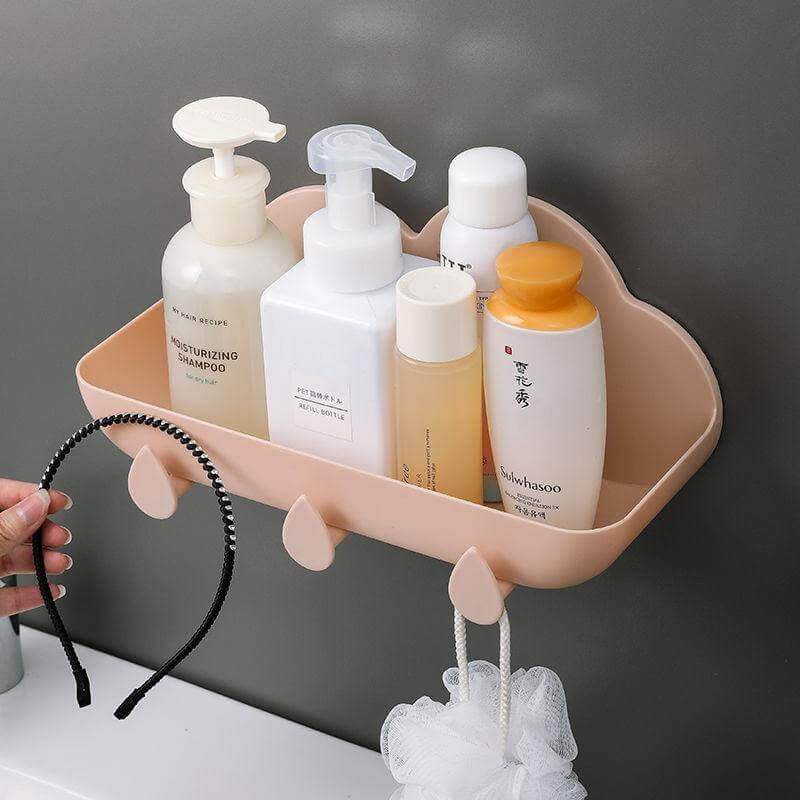 Cloud Cosmetic Bathroom Punch-Free Storage Organizer - Image 3