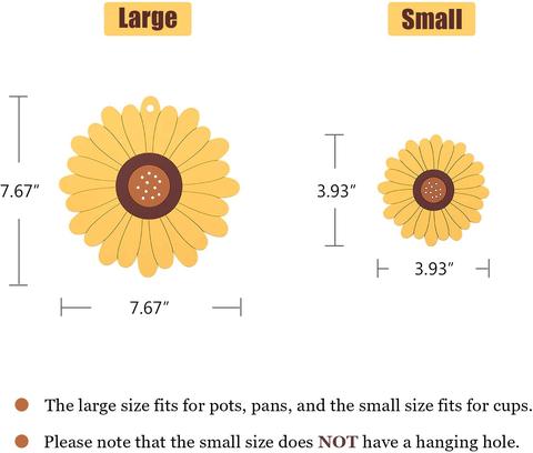 Multifunctional Sunflower Table Mat Coaster - Image 3