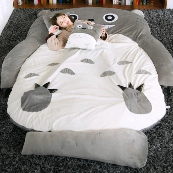 Cute Double Bed Cartoon Beanbag Sofa Bed - Image 1