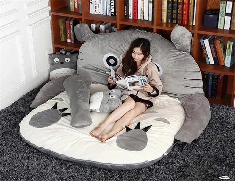 Cute Double Bed Cartoon Beanbag Sofa Bed - Image 2