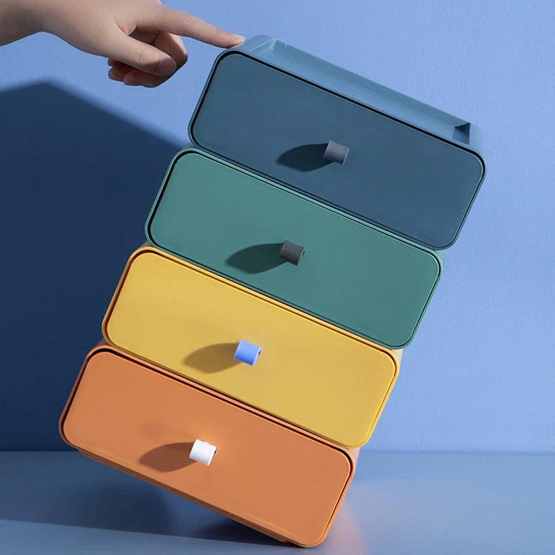 Colorful Stackable Makeup Storage Box - Image 3