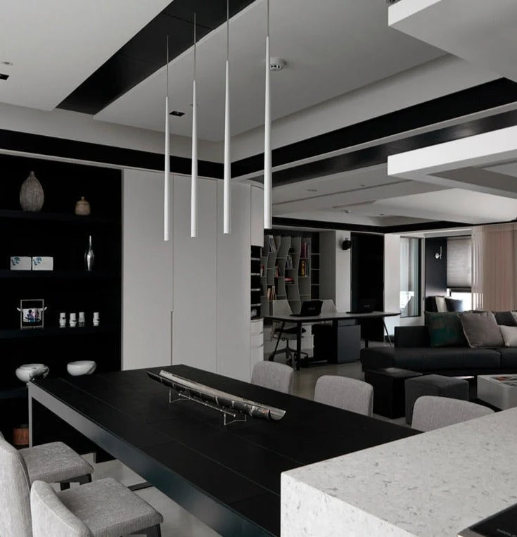 Nordic Long Downlight Elegant Led Chandelier - Image 3