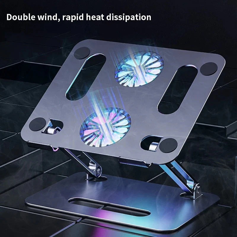 Foldable Cooling Fan Laptop Holder - Image 2