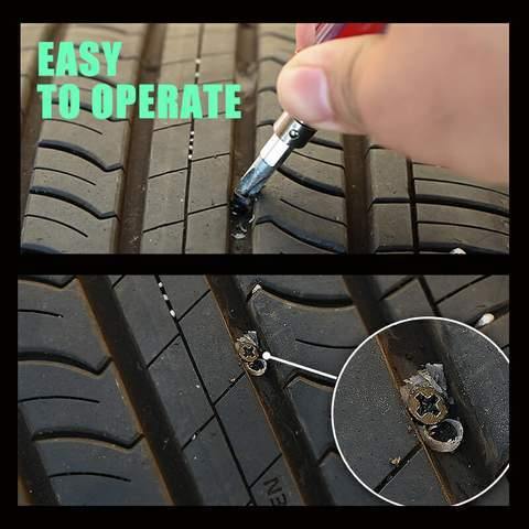 Easy Fix Tubeless Vacuum Tire Repair Rubber Nail - Image 2