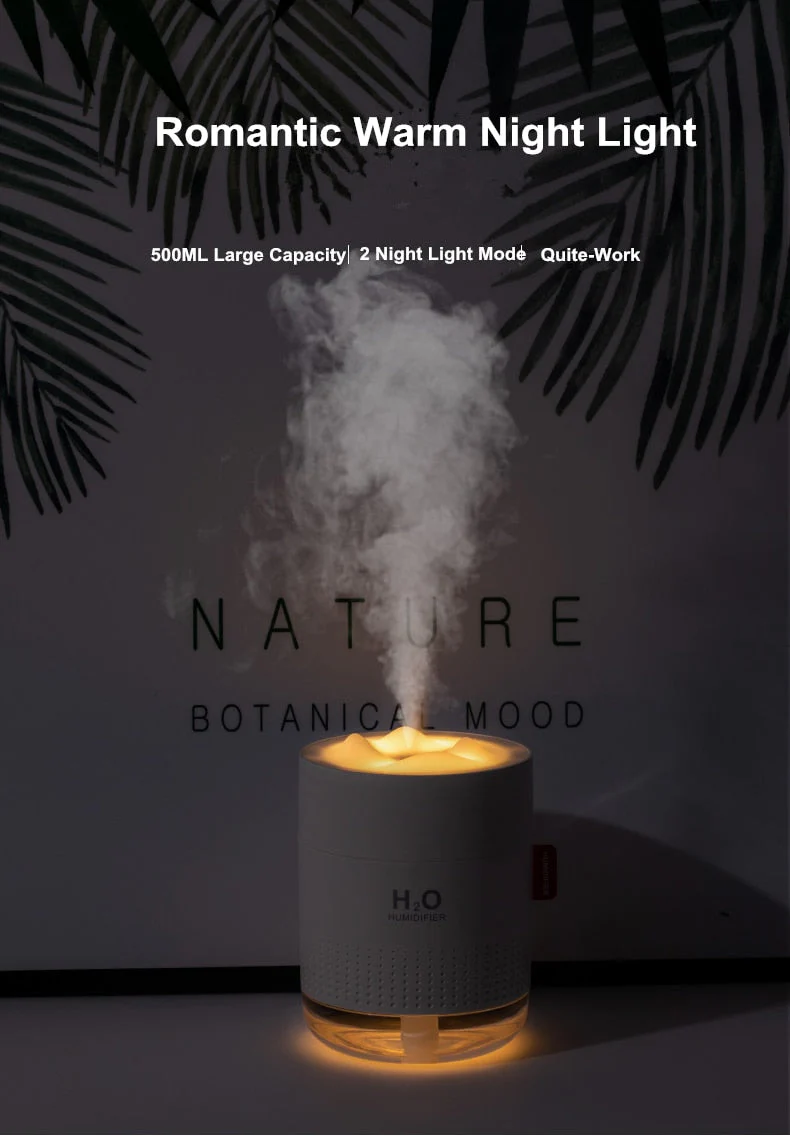 Portable Night Lamp Ultrasonic Humidifier - Image 2