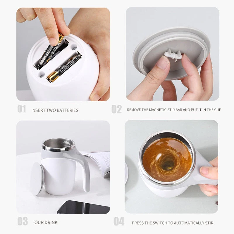 Automatic Magnetic Stirring Thermal Cup - Image 2