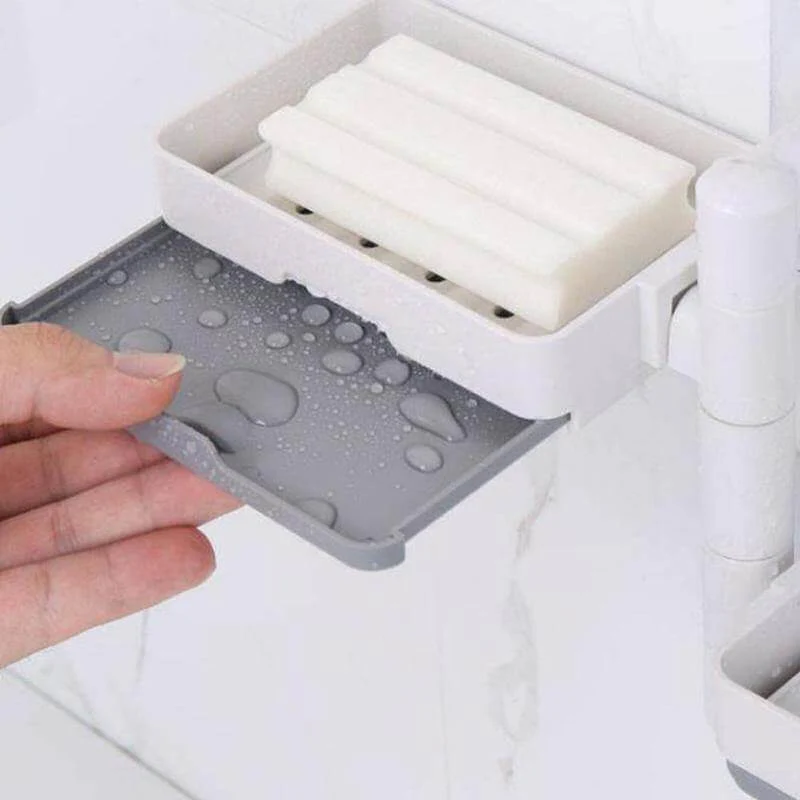 Wall-Mounted Multi Layer Rotatable Soap Holder - Image 2