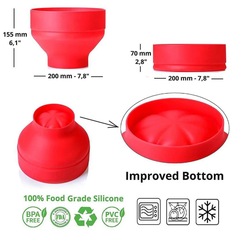 Microwave Popcorn Maker Bowl - Image 3