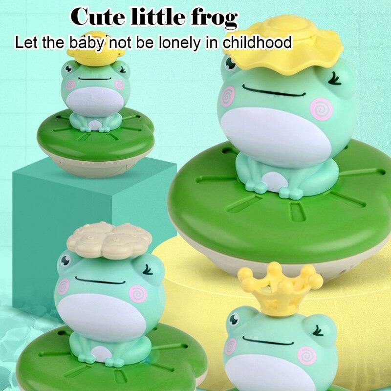 Floating Frog Rotating Sprinkler Toy - Image 3
