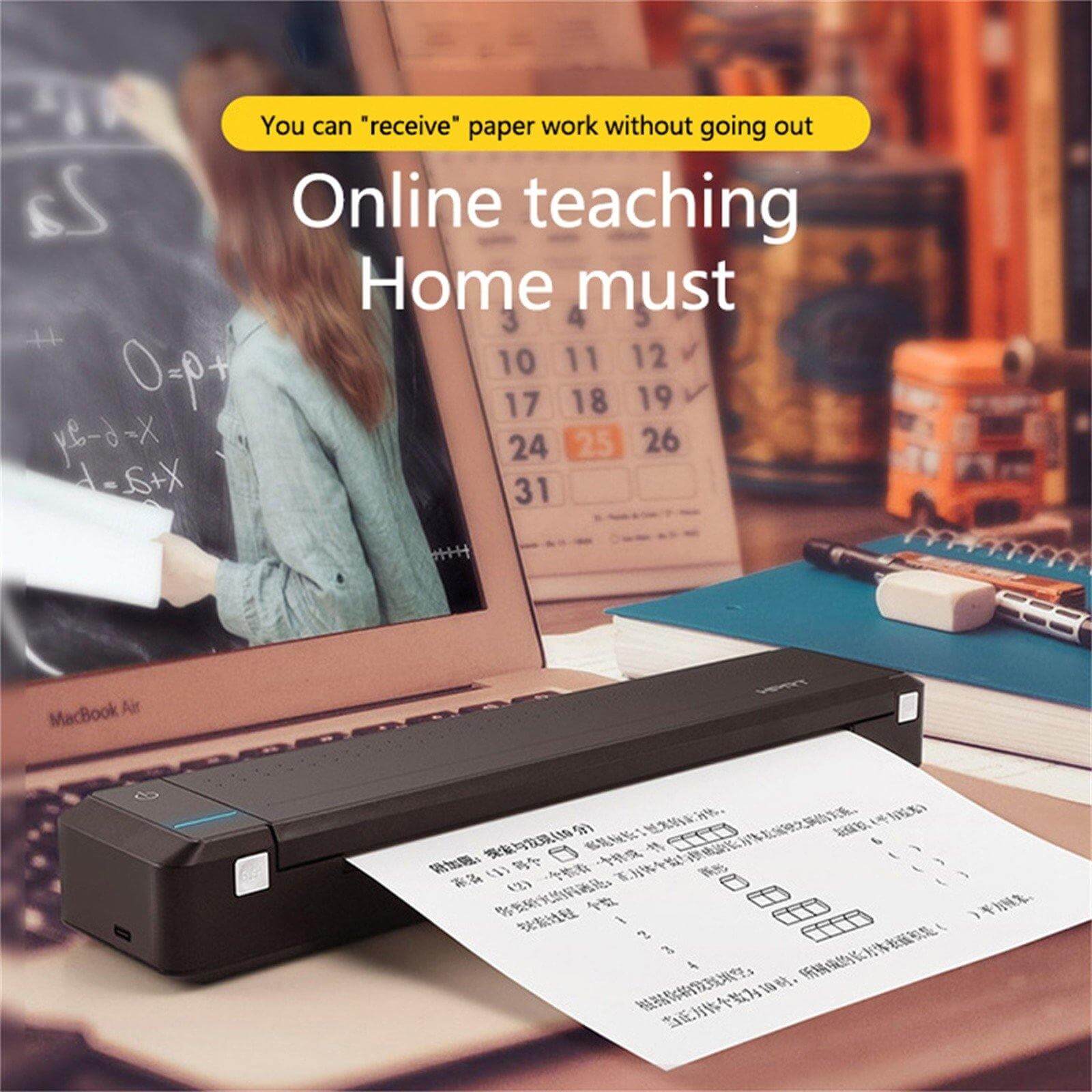 Portable Mini Bluetooth Thermal Printer with Built-in Battery - Image 2