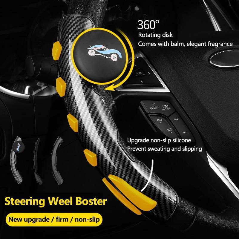 Universal Anti-Slip Car Steering Wheel Booster Cover - Image 3