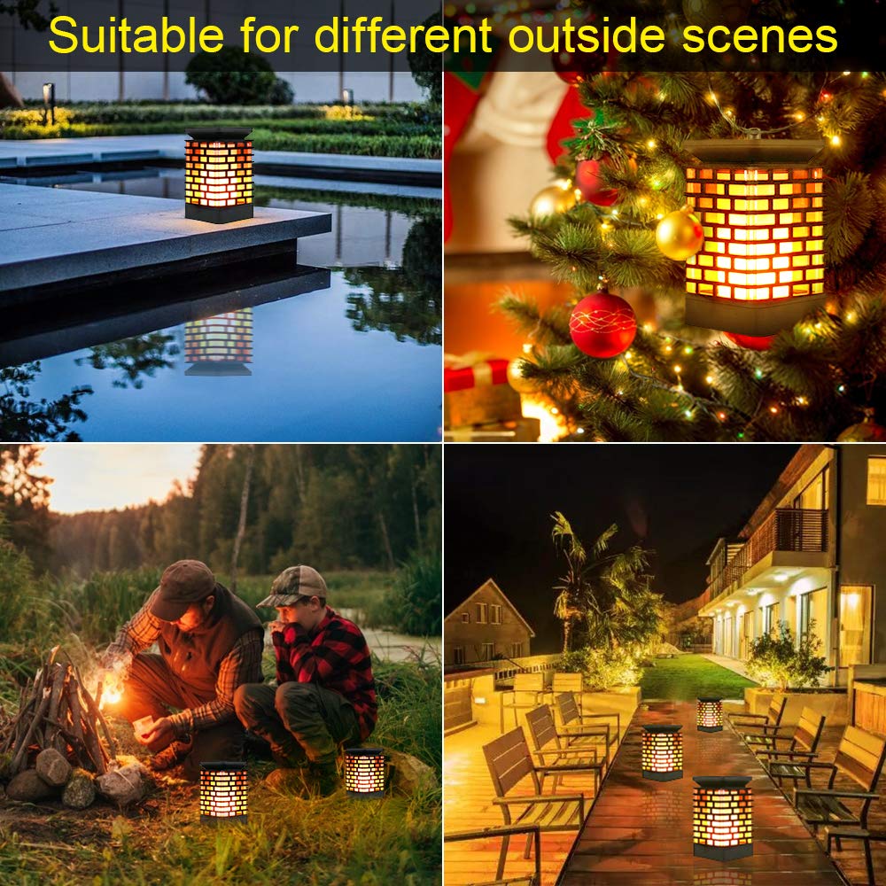 Solar LED Flameless Hanging Lantern - Image 3