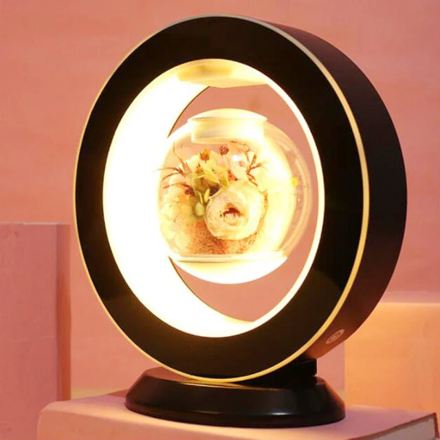 Magnetic Floating Immortal Flower Vase Lamp - Image 3