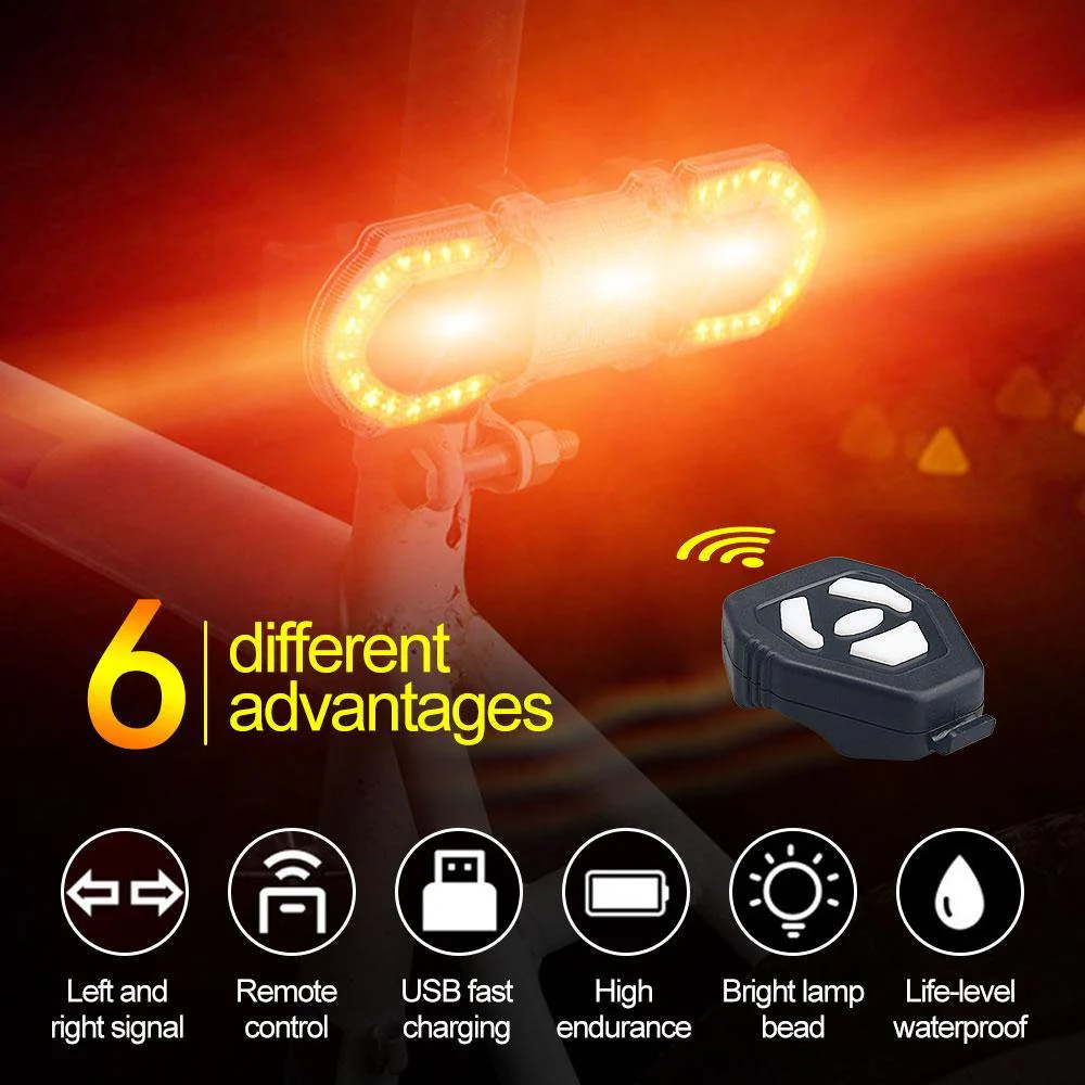 Smart Remote Control Bike Turning Light - Image 3