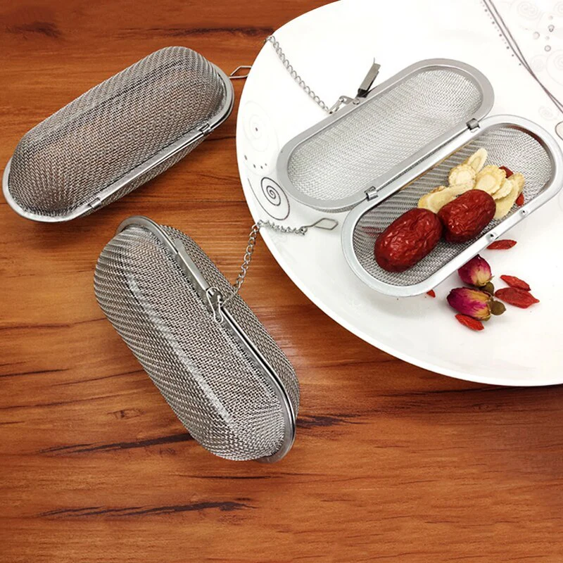 Stainless Steel Hanging Reusable Spice Filter - Image 3