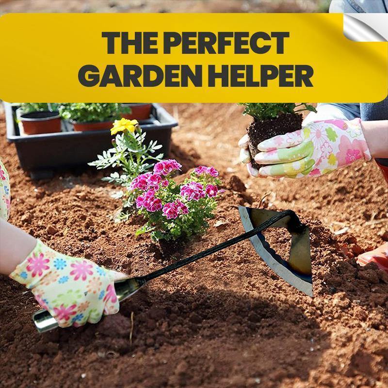 Steel Handheld Hollow Plant Shovel Rake - Image 1
