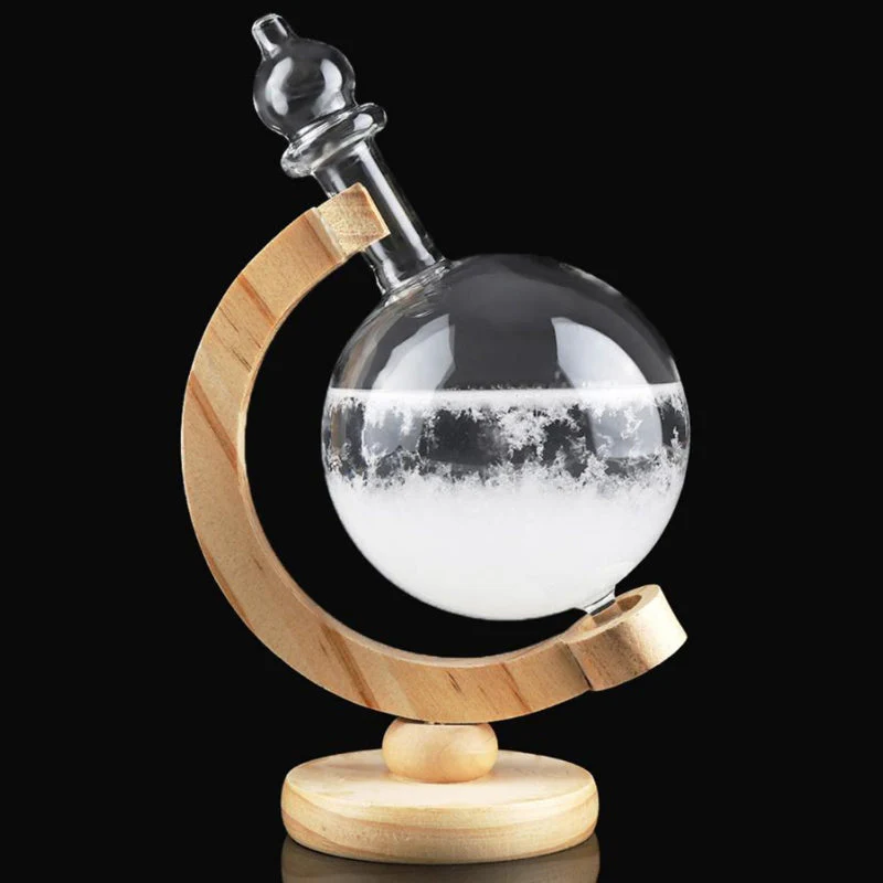 Wooden Weather Forecast Crystal Glass - Image 2