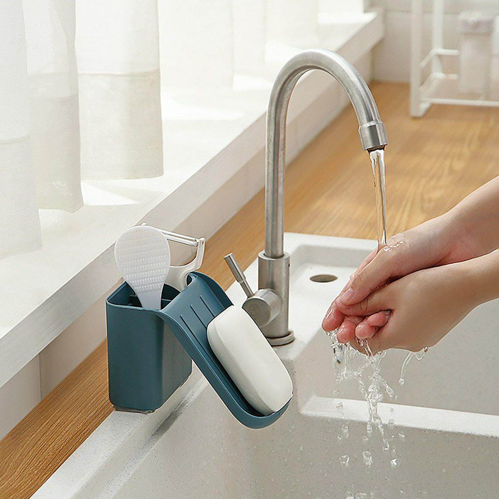 Multifunctional Smart Suction Soap Holder Rack - Image 2