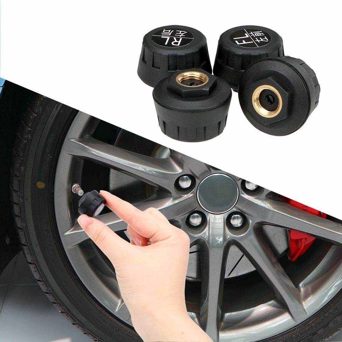 Solar Power Car Tire Pressure Sensor Monitoring System - Image 2