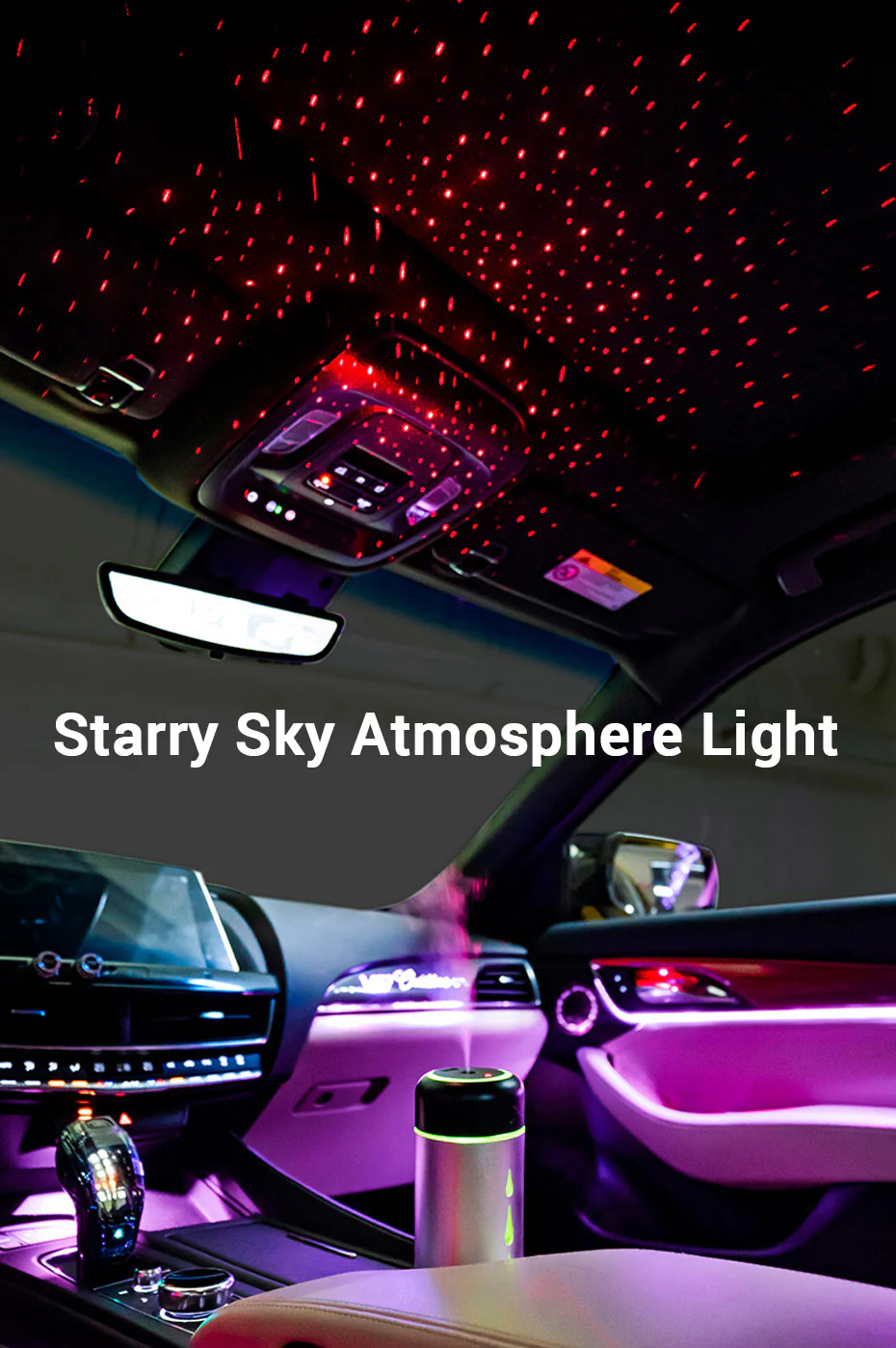 Universe Atmosphere Light Car Air Humidifier - Image 3