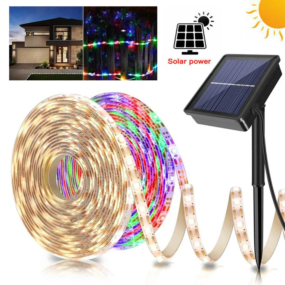 Solar Powered Garden LED Strip Light - Image 1