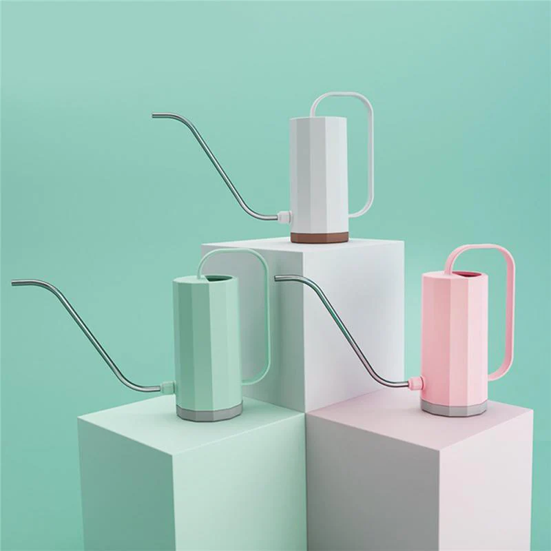 Elegant Geometric Gooseneck Plant Watering Can - Image 2