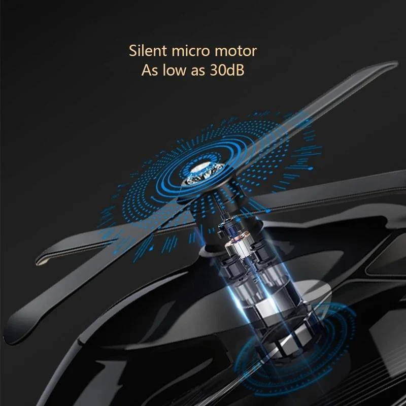 Solar Powered Rotating Helicopter Car Air Freshener - Image 2