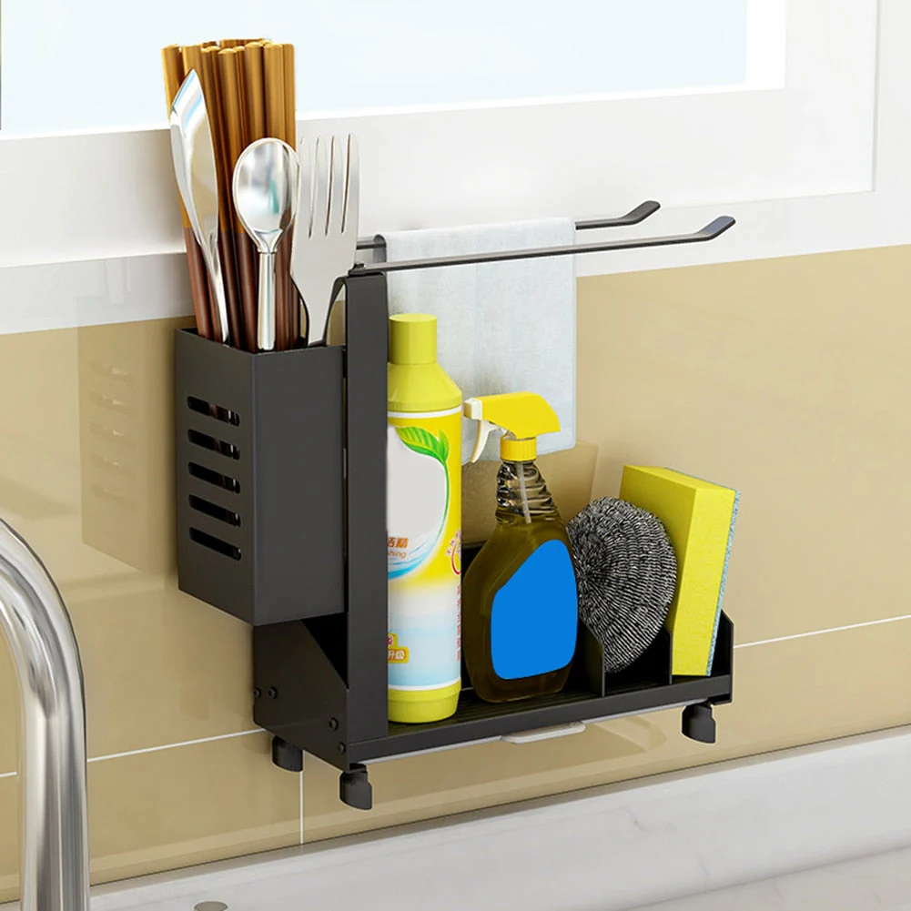 Non-Slip Kitchen Sink Storage Rack Drainer - Image 1