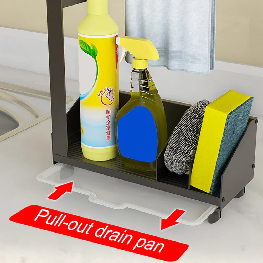 Non-Slip Kitchen Sink Storage Rack Drainer - Image 2