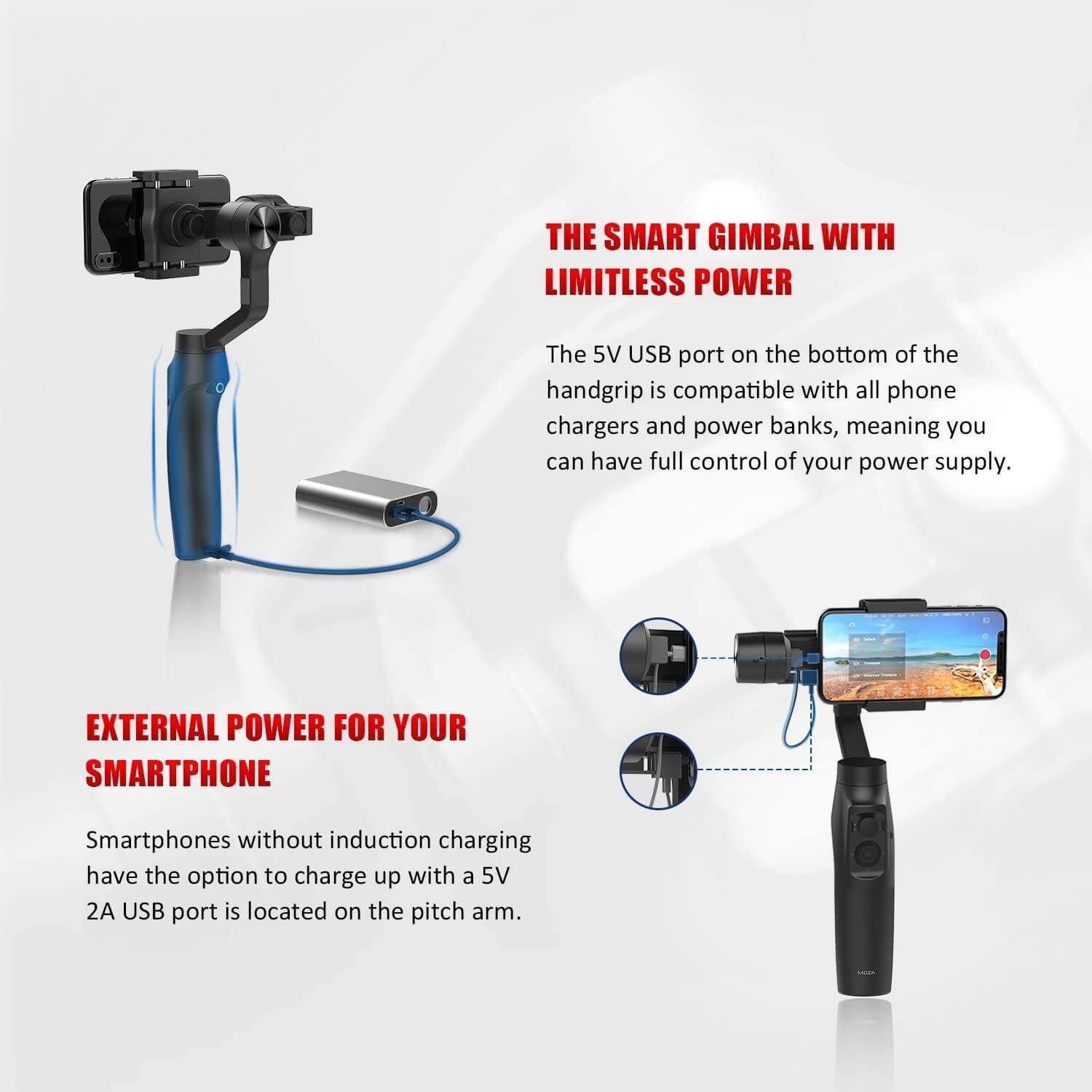 Smartphone Action Easy Portable Gimbal Stabilizer - Image 2
