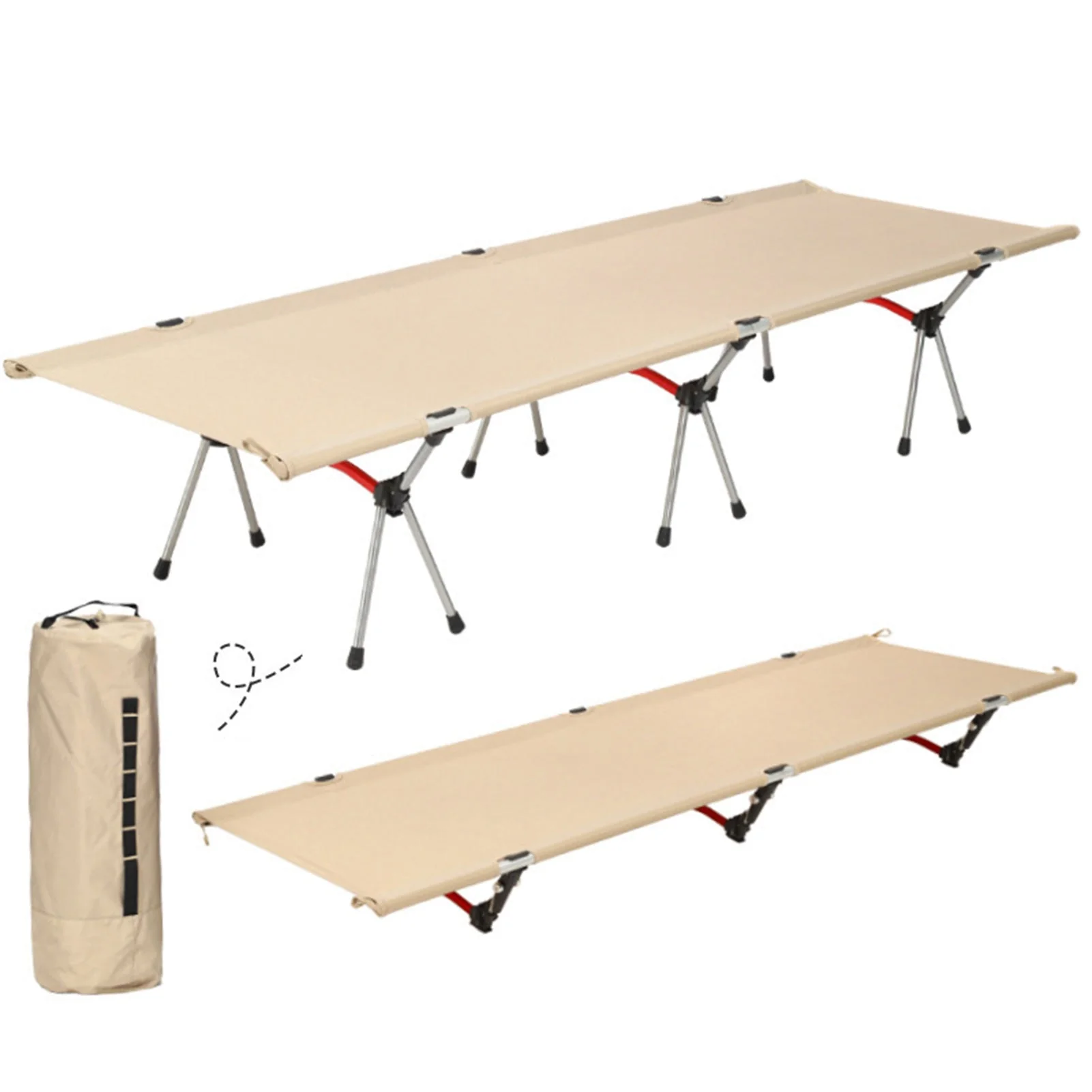 Portable Folding Camping Sleeping Bed - Image 2